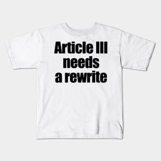 Article III Kids T-Shirt